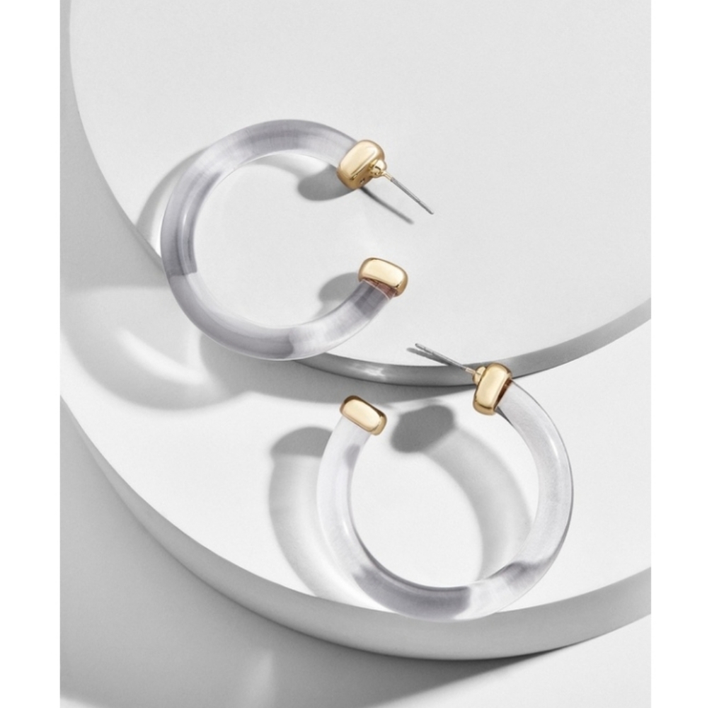 NWT baublebar small hoop earrings
